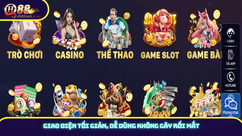 Giao diện tối giản, dễ dùng không gây rối mắt